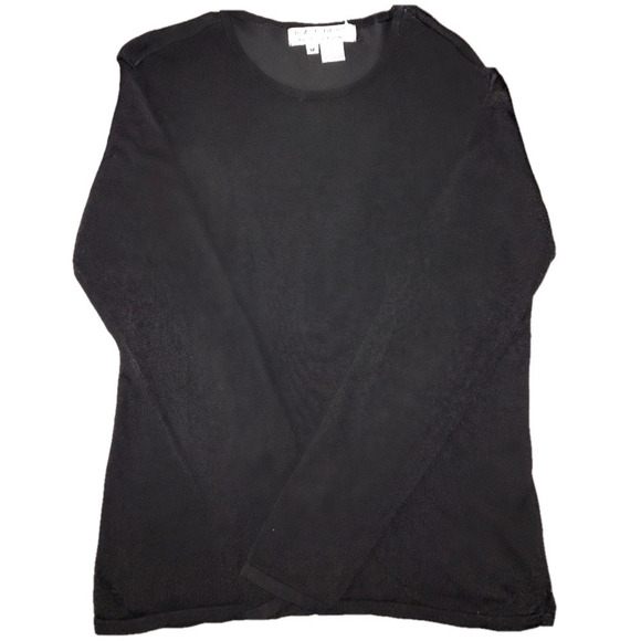 Saks Fifth Avenue Other - Real Clothes Sale Fifth Avenue - Long Sleeve Black T-Shirt Top. wardrobe Staple.